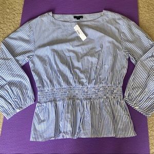JCrew Striped Blouse